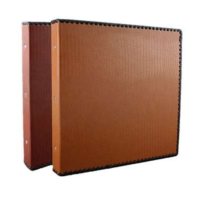 PU leather Photo Scrapbook 12 Inch scrapbook holding 3x5,4x6,5x7,6x8,10x11 size photos Self-adhesive sheet album photos