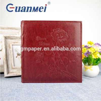 GuanMei Book Bound 4D 2up Photo Album With PU Leather Cover album 50 Sheets photo album