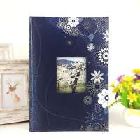 Customization luxury photo album in bulk  6 photo slots page paper slip in 4x6 scrapbook storage 300 photos for wholesale