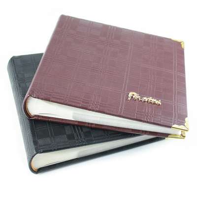 4x6 Leather photo album r4r 6 inch 300 paper slip in wedding photo album Hotsale Book bound PU 6"x4" scrapbook album 10*15cm